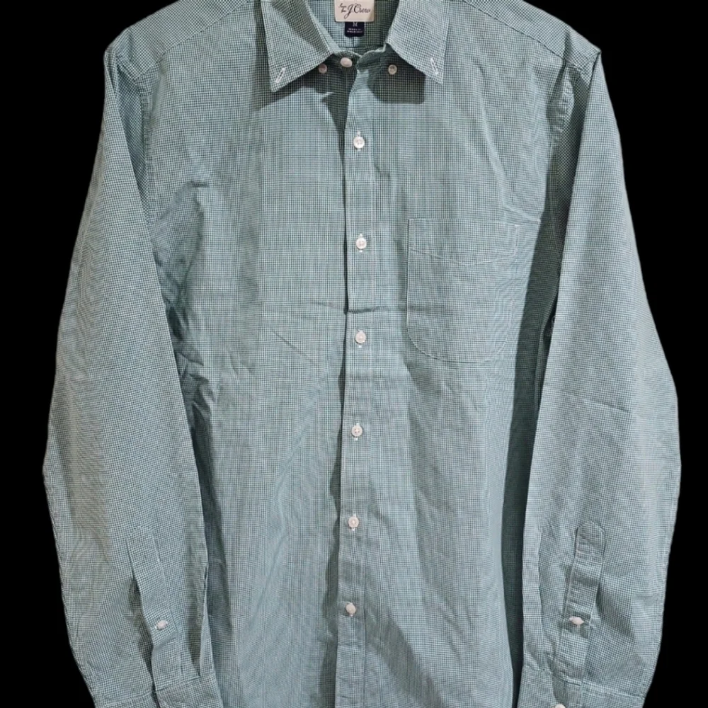 J crew slim fit size m green check - Picture 2 of 2